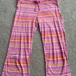 VS PINK striped pajama pants